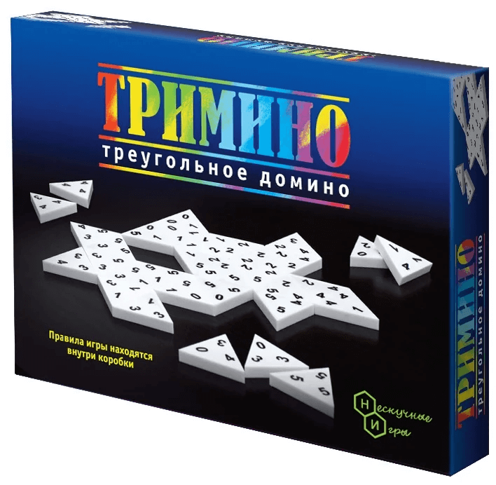 Нескучные Игры Игра "Тримино" (треугольное домино) арт.7059 /14 7059 /14