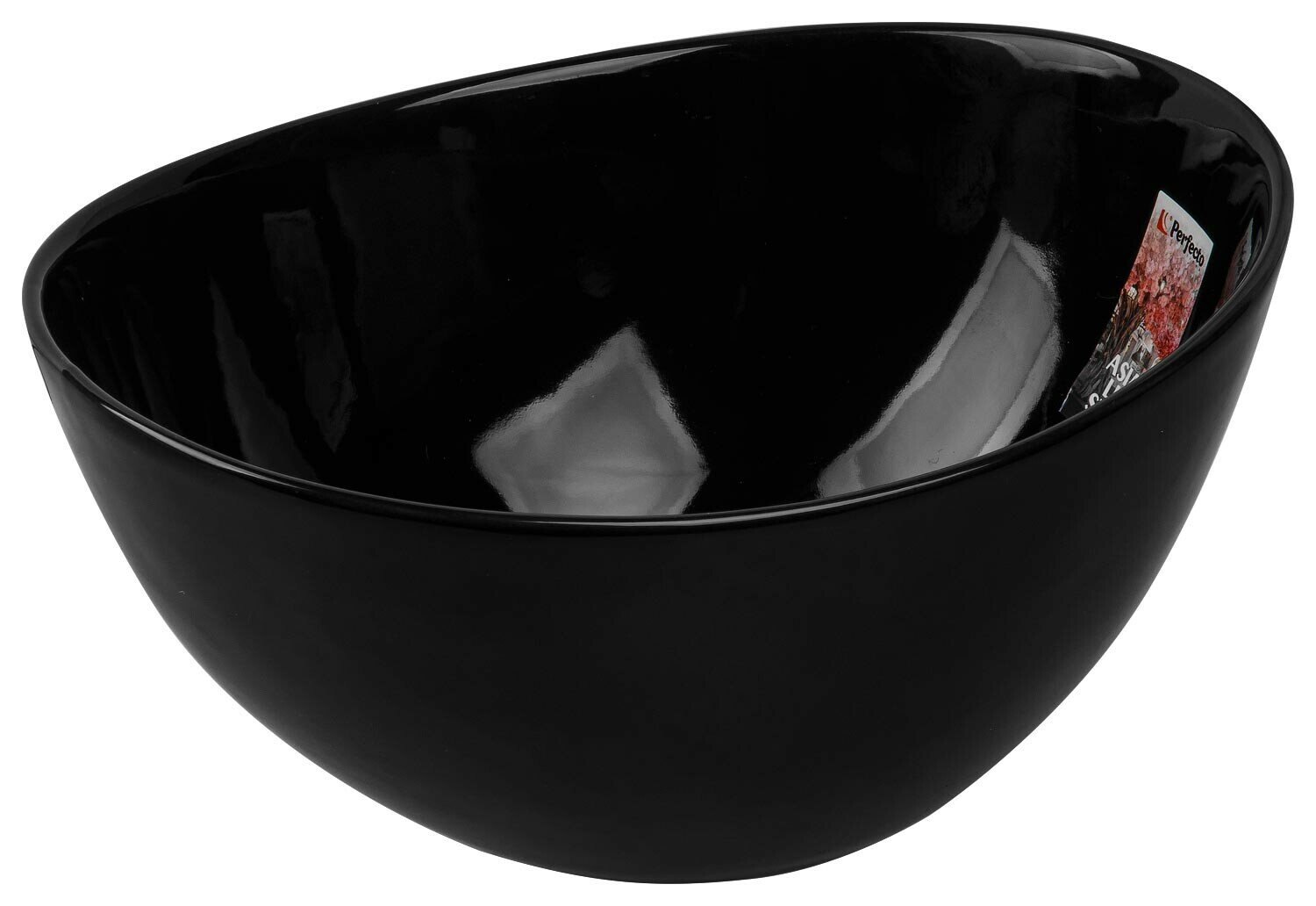 Салатник керамический PERFECTO LINEA Asian 20,5х17,5 см черный (17-121759)