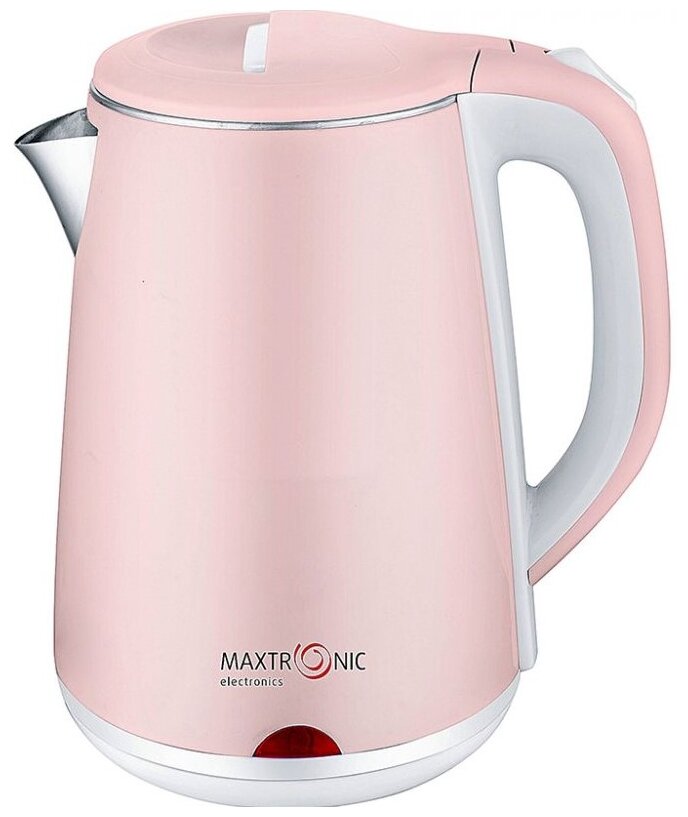 Чайник электрический MAXTRONIC MAX-321, 1800Вт, 2л, розовый БИТ - фото №1
