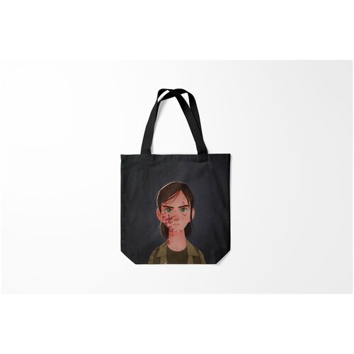 фото Сумка-шоппер / 40х40 см / геймерам / the last of us элли в крови burnettie