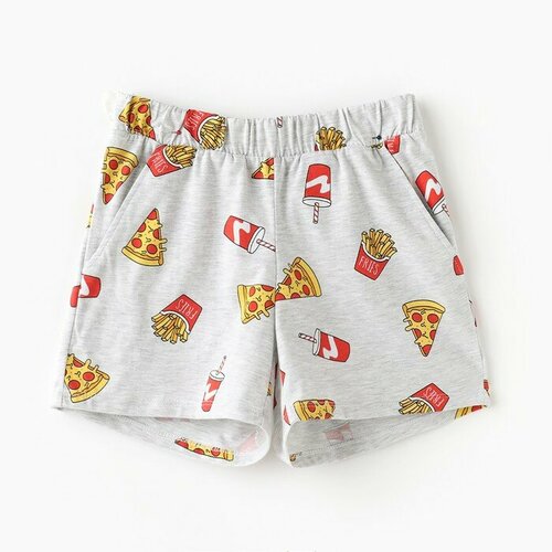 фото Шорты kaftan, размер 48/50, серый