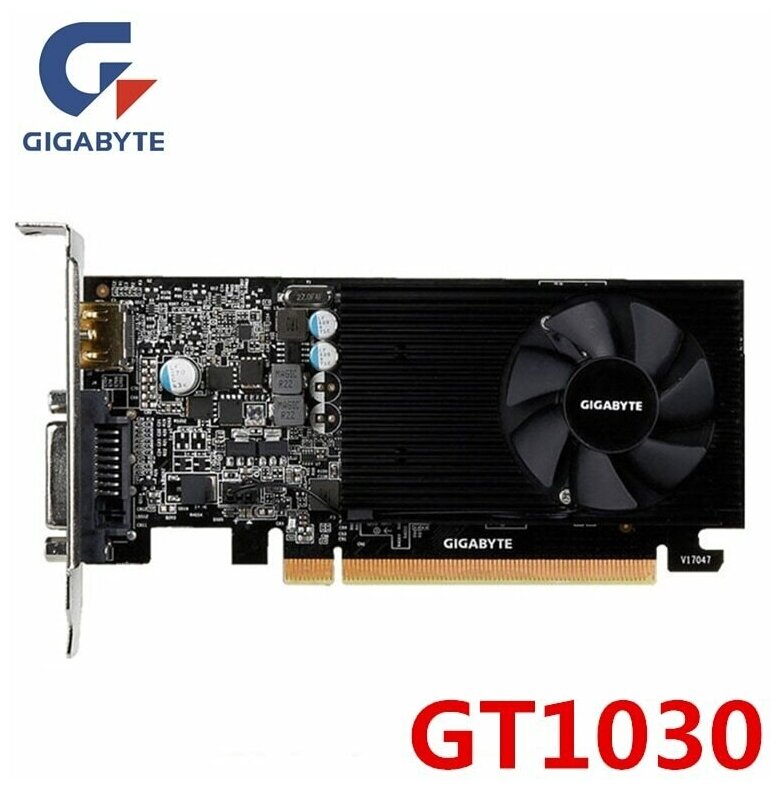 Видеокарта Gigabyte 2 ГБ (GT 1030 2GB)