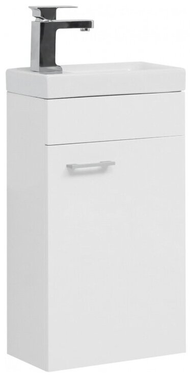 Тумба с раковиной Aquanet 254037 Белая
