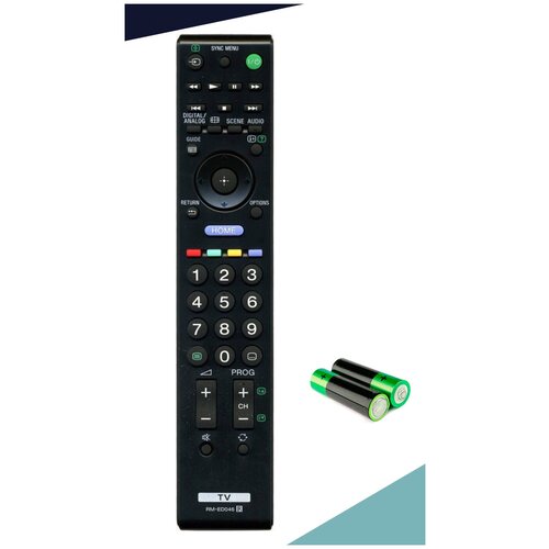 Пульт Huayu для Sony RM-ED046, комплект (пульт + батарейки) rm yd047 new replacement for sony hdtv lcd led tv remote control kdl32ex707 kdl 32bx305 kdl40hx800 kdl 40ex405 fernbedienung