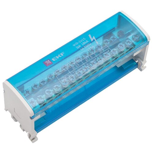 фото Шина нулевая в корпусе 2х15 125а ekf