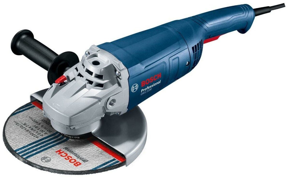 УШМ BOSCH GWS 2200 PCP, 06018C1320, 230 мм синий