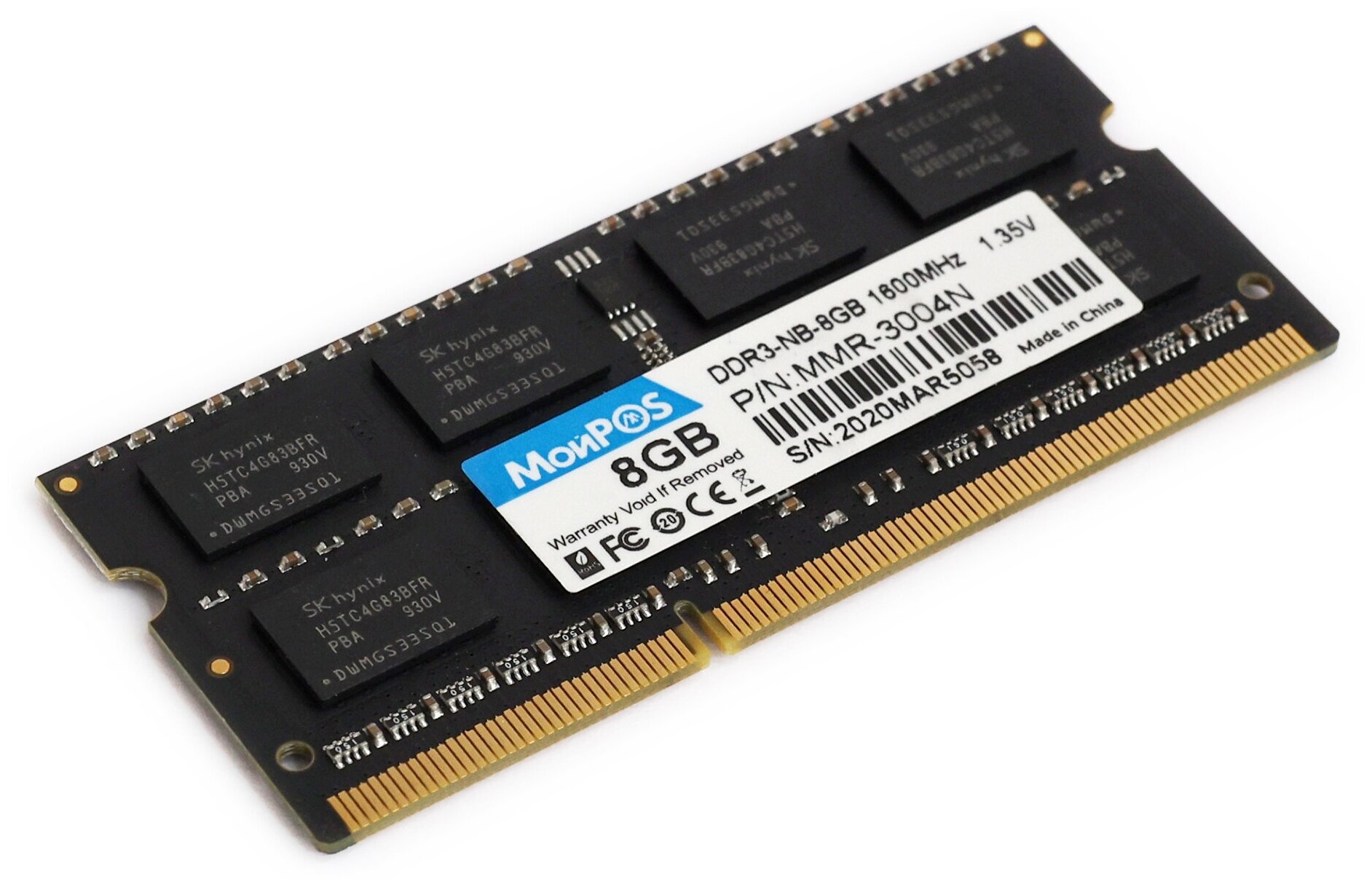 Оперативная память МойPOS MMR-3004N DDR3-NB-8Gb 1600MHz 135V