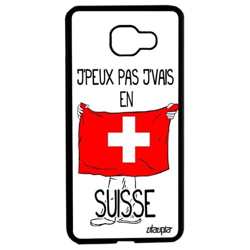 фото Защитный чехол на телефон // samsung galaxy a5 2016 // "еду в швейцарию" флаг государственный, utaupia, белый