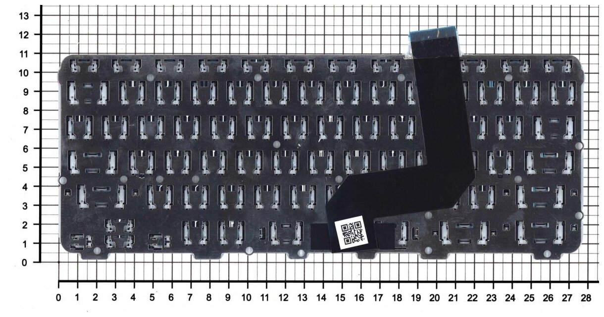 Клавиатура для ноутбука Lenovo EANL6029010 черная без рамки