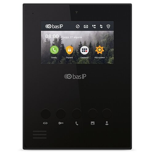 BAS-IP AU-04LA BLACK Видеодомофон индивидуальный
