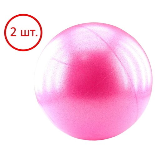 фото Комплект розовых глянцевых мячей для пилатеса 25 см (2 шт.) sp1986-214-2 toly
