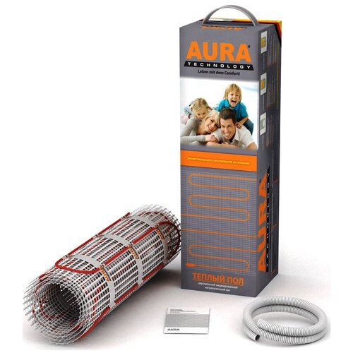 Нагревательный мат, AURA, Heating МТА 150Вт/м2 150Вт, 1 м2, 200х50 см