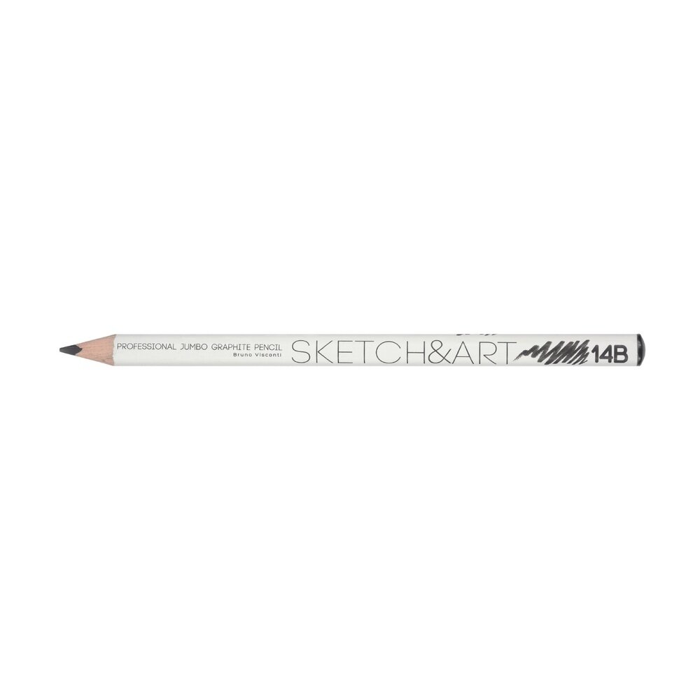 Карандаш чернографитный Sketch&Art Ultra Soft, 14В, толщина линии 4 мм (21-0064/09)