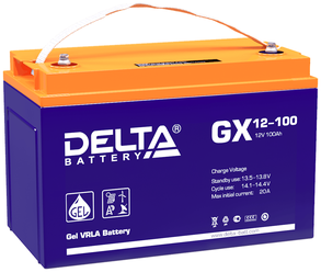 Аккумуляторная батарея DELTA Battery GX 12-100 100 А·ч