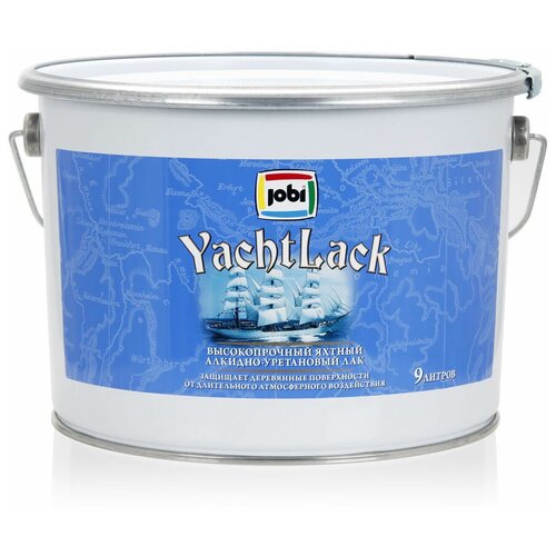 Лак Jobi YachtLack яхтный алкидно-уретановый полуматовый 9 л