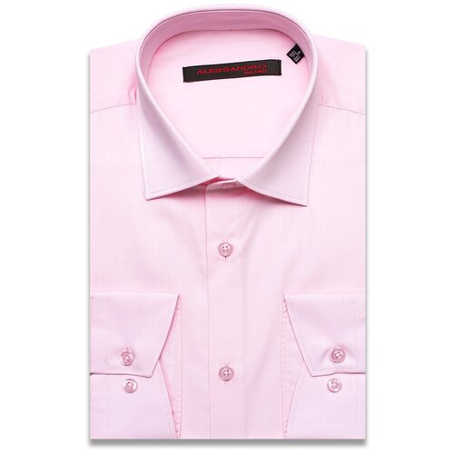 Рубашка Alessandro Milano Limited Edition 2075-46 цвет розовый размер 56 RU / XXXL (47-48 cm.) розового цвета