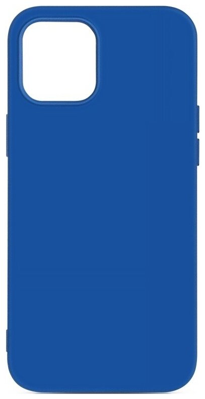 DF Чехол-накладка с микрофиброй для Apple iPhone 12 Pro Max (blue)
