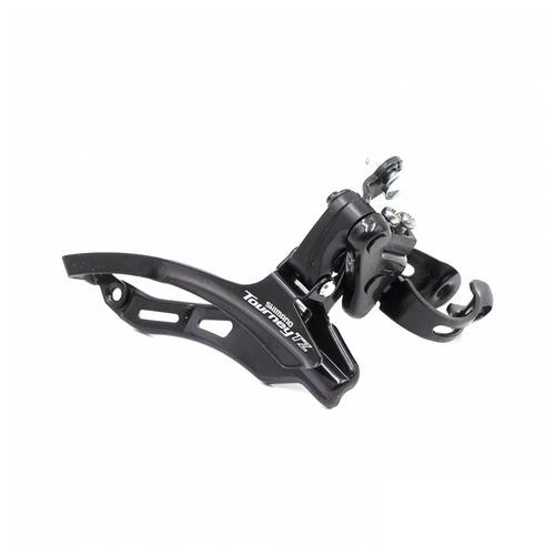 Перек-ль передний Shimano, TZ, FD-TZ500-DS6, FOR 3(звезды)X7/6, нижн. хомут, низ. тяга., 31.8MM BAND