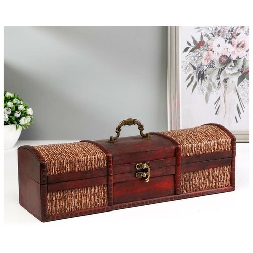 Шкатулка дерево под бутылку 