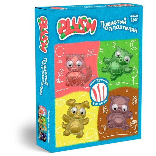 Набор для лепки Plush с глазками