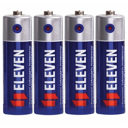 Батарейка Eleven AA (R6), в упаковке: 4 шт. батарейки солевые аа r6 космос 1 5v 4 шт