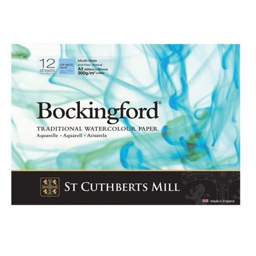 St. Cuthbert's Mill Склейка для акварели "Bockingford", белая, Fin \ Cold Pressed, 300г/м2, A3, 12л sela25