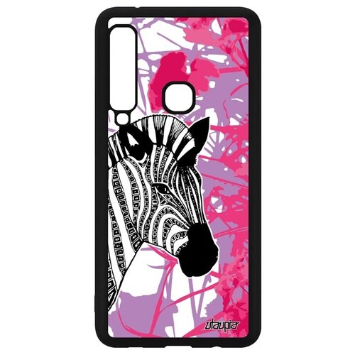 фото Необычный чехол на // galaxy a9 2018 // "зебра" полосатая саванна, utaupia, розовый