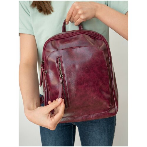 фото Повседневный кожаный женский рюкзак — небольшой и вместительный ors-0102/7 foshan comfort trading co ltd