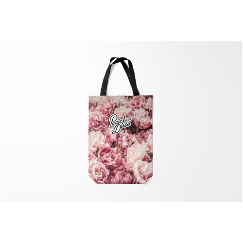 фото Сумка-шоппер / 31х42 см / рок / panic at the disco burnettie