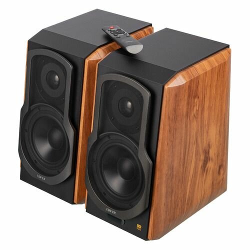 Колонки Edifier S1000MKII Brown (2.0,Bluetooth 5.0,ДУ,2x 25 Вт (ВЧ), 2x 35 Вт (СЧ/НЧ) - фото №19