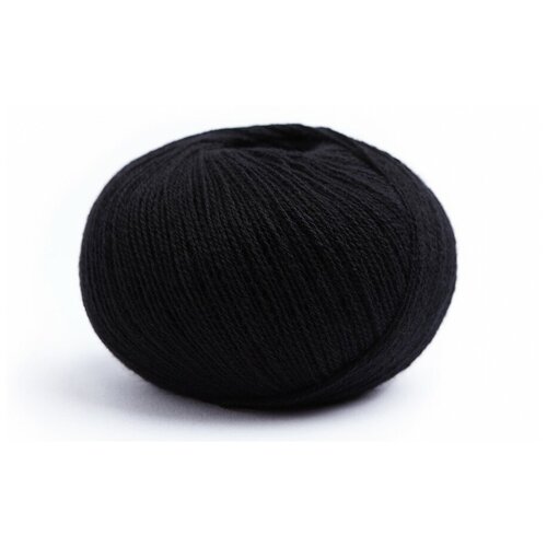 Пряжа Lamana Modena цвет 01, schwarz, черный