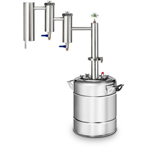 Самогонный аппарат Феникс Локомотив с двумя разборными сухопарниками диаметр горловины 11 см 12 л 880000₽