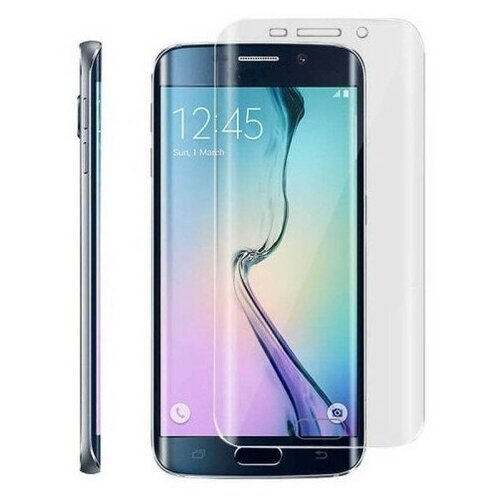 Защитное стекло на Samsung G925F, Galaxy S6 Edge, Front+Back, с загибом, прозрачное
