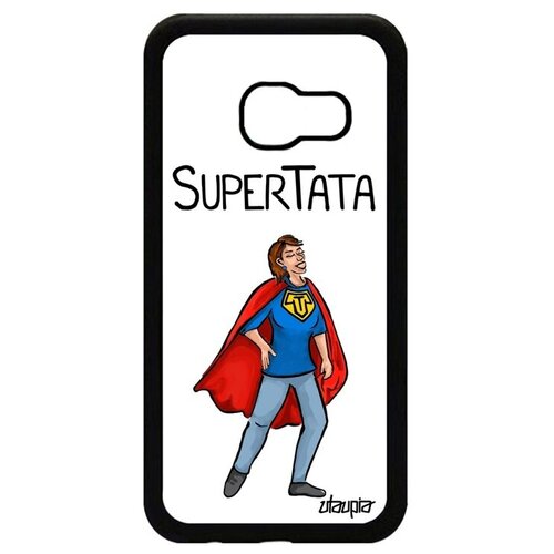 фото Защитный чехол для мобильного // galaxy a3 2017 // "супертетя" семья супергерой, utaupia, белый