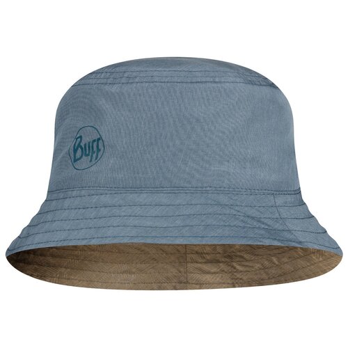 фото Панама buff travel bucket hat, размер m/l, голубой, коричневый