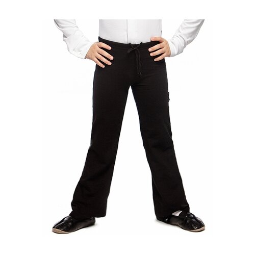 фото Спортивные брюки aliera размер 122, черный
