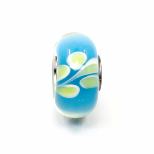 фото Handinsilver ( посеребриручку ) подвеска-шарм из муранского стекла lampwork голубой (1шт)