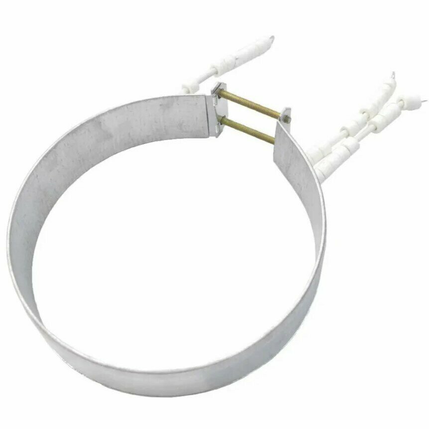 фото Тэн для термопота 165 мм / 700 Вт/ Универсальный нагреватель для термоса, чайника 165-175 мм хомут