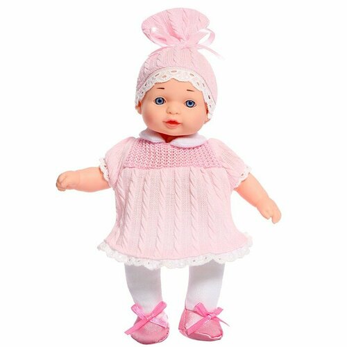 Развивающая игрушка кукла пупс девочка с одеждой, рост 21,5 см, мягкое туловище, А509В