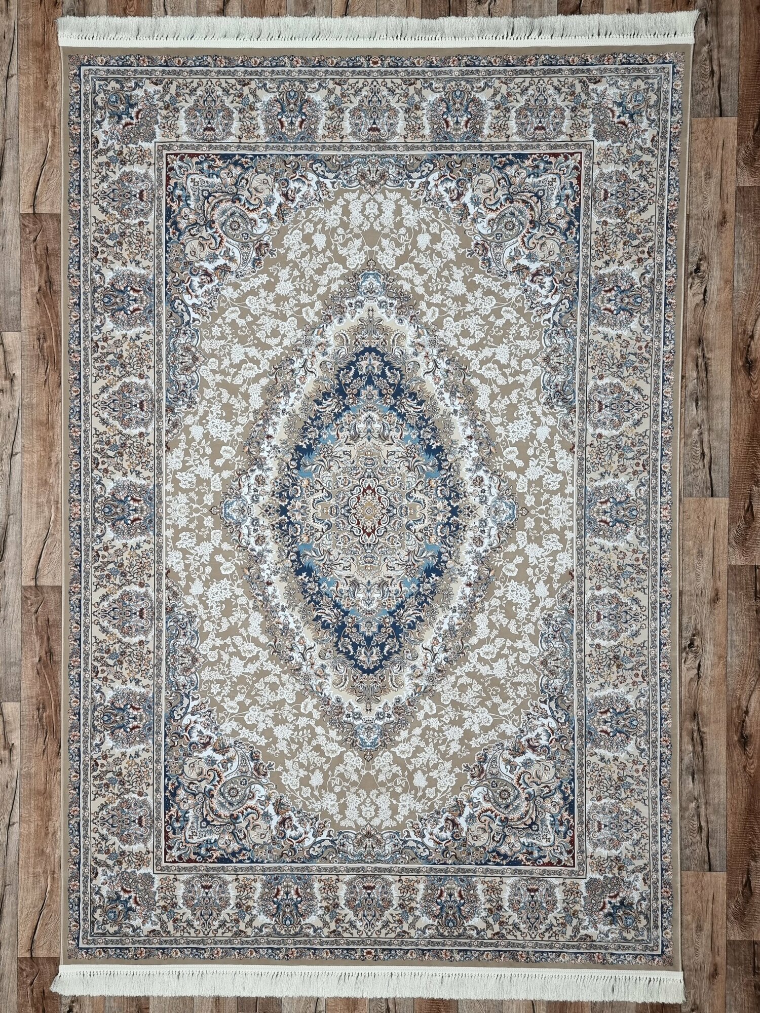 Персидский ковер Farrahi Carpet, Иран, размер 1х1.5 м - фотография № 2