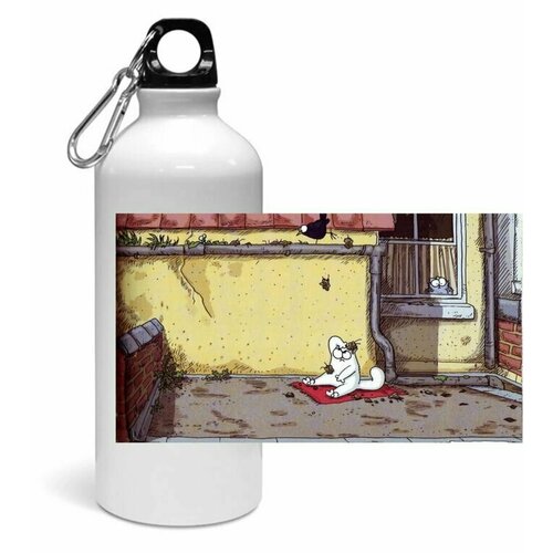 фото Спортивная бутылка simons cat, кот саймона №9 goodbrelok