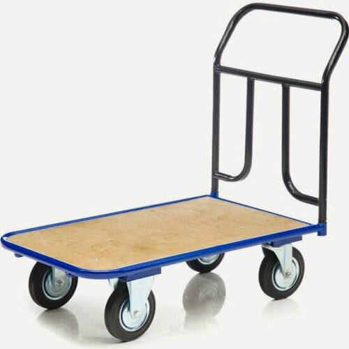 Изображение товара Тележка платформенная Стелла-техник КПТ-500-125-К , с фанерой, 600х1000мм