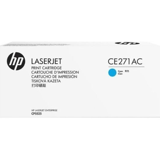 Картридж HP CE271AC Cyan для Color LJ CP5525 (техническая упаковка)
