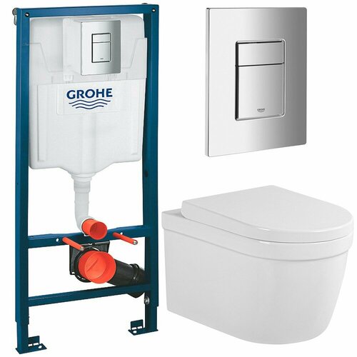 Инсталляция с унитазом Grohe Solido 388112330 комплект инсталляции grohe solido lecico унитаз 39586000