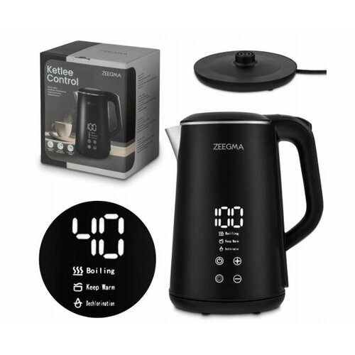 Чайник электрический Zeegma Ketlee Control 1500Вт черный 1280100₽