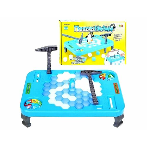 Настольная детская игра Пингвин на льду Игра на логику на меткость Подарок мальчику девочке 1452₽