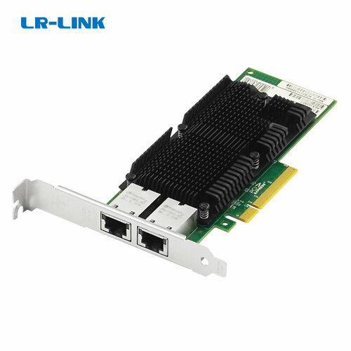 Сетевой адаптер LR-LINK LRES1025PT Intel X550 2xRJ45 10G/5G/2.5G/1G/100Mbps PCIe v2.1 x8