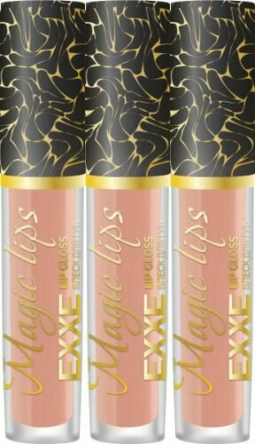 EXXE Блеск для губ Magic lips, тон 03 - роскошный нюд, 3,5 мл, 3 уп