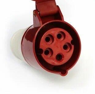Розетка силовая кабельная переносная 3P+PЕ+N 32А 380V IP44 ССИ-225 (IEK) арт. PSR22-032-5