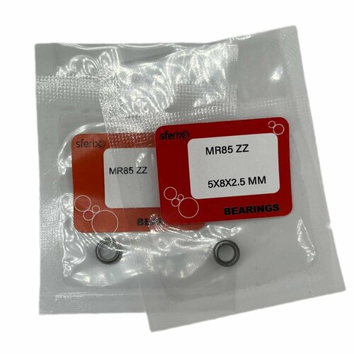 Подшипник MR85 ZZ SFERIX размер 5x8x2,5 (комплект 2 шт.)